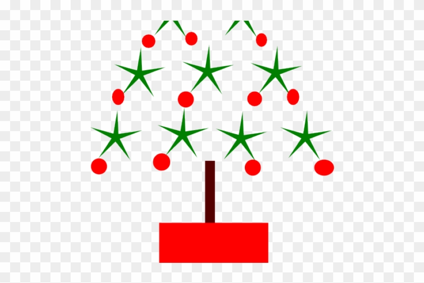 Christmas Tree Clipart Modern - Lighting Drawing Christmas Tree - Png Download #1422930
