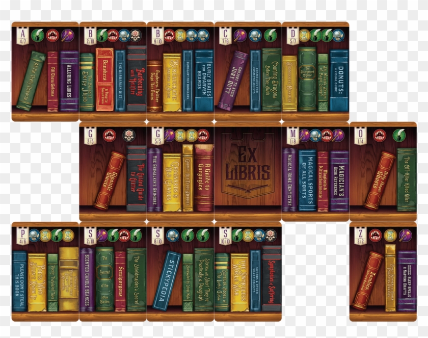 As I Mentioned In The Overview This Is A Worker Placement - Ex Libris Board Game Cards Clipart