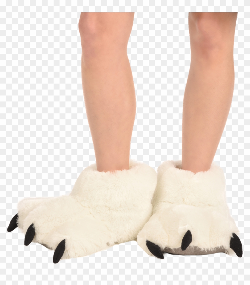 Polar Bear - Slipper Paw Clipart