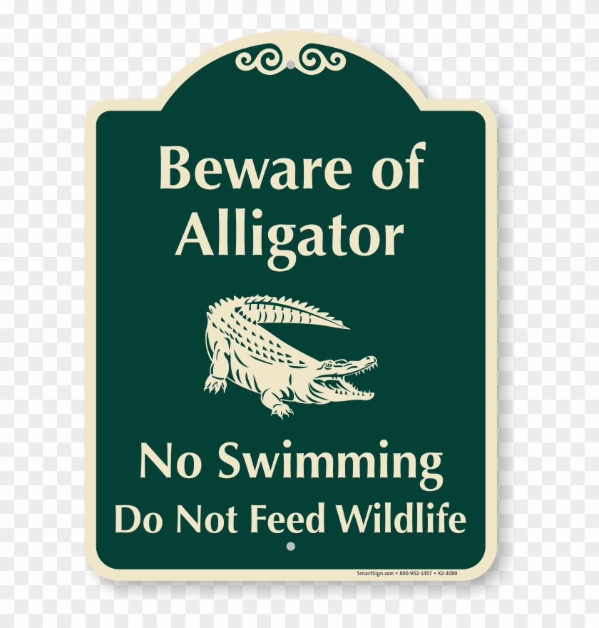 Beware Of Alligator - Beware Of Dogs Clipart #1423767