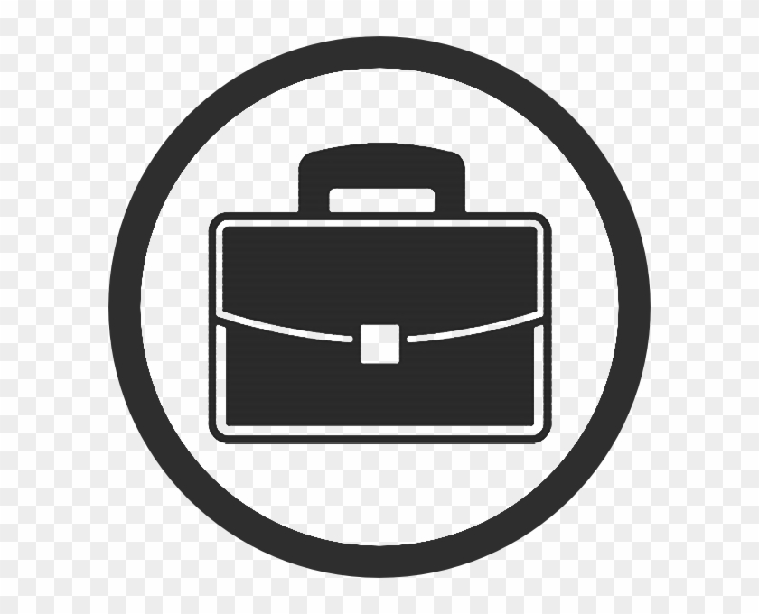 Briefcase Icon - Source - Paulhendrixfilms - Com - Suitcase Icon In Circle Clipart