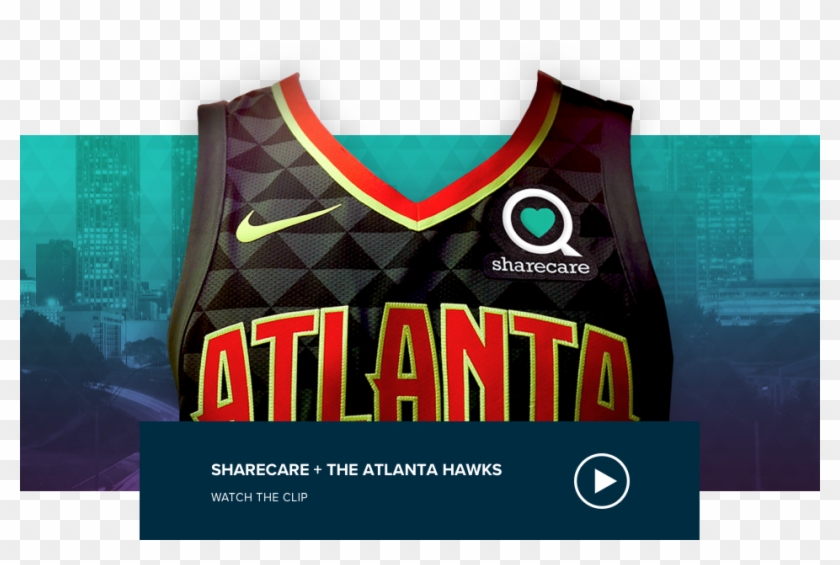 Making Atlanta And Georgia A Healthier Place To Live - Atlanta Hawks Jersey Sharecare Clipart #1424200