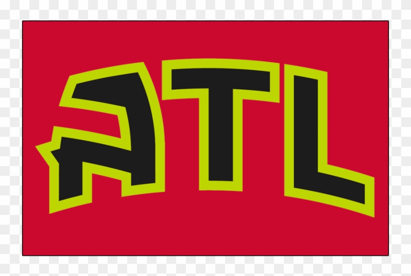 Atlanta Hawks Logos Iron On Stickers And Peel-off Decals - Atlanta Hawks Clipart #1424340