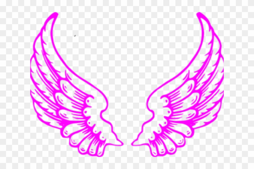 Victoria Secret Pink Logo Png - Angel Wings Red Bull Clipart #1424464