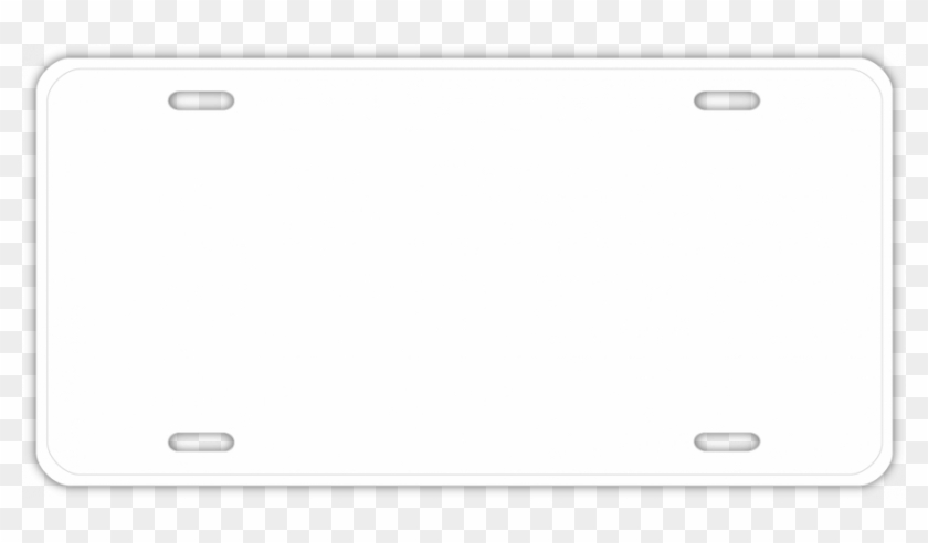 Blank License Plate Clipart Aluminum License Plate - Smartphone - Png Download #1424496