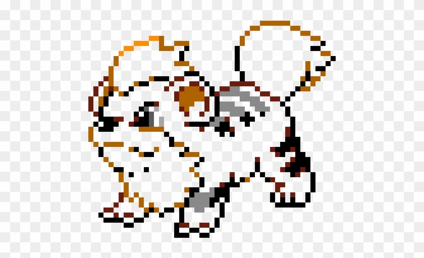 Growlithe - Growlithe Pixel Clipart