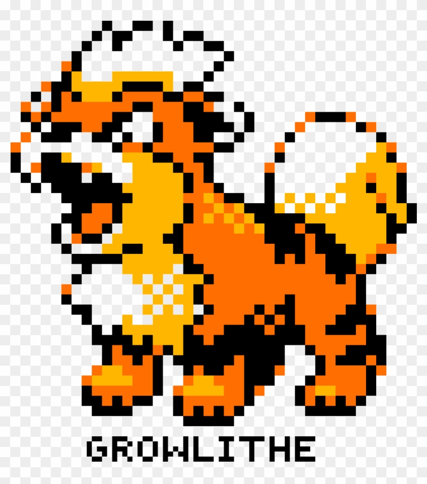 Colors Download Settings - Pixel Art Growlithe Clipart #1424920