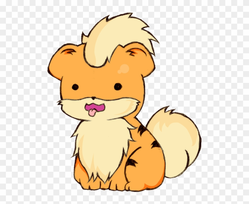 Growlithe Drawing Cute Jpg Freeuse Library - Cute Growlithe Clipart #1425004