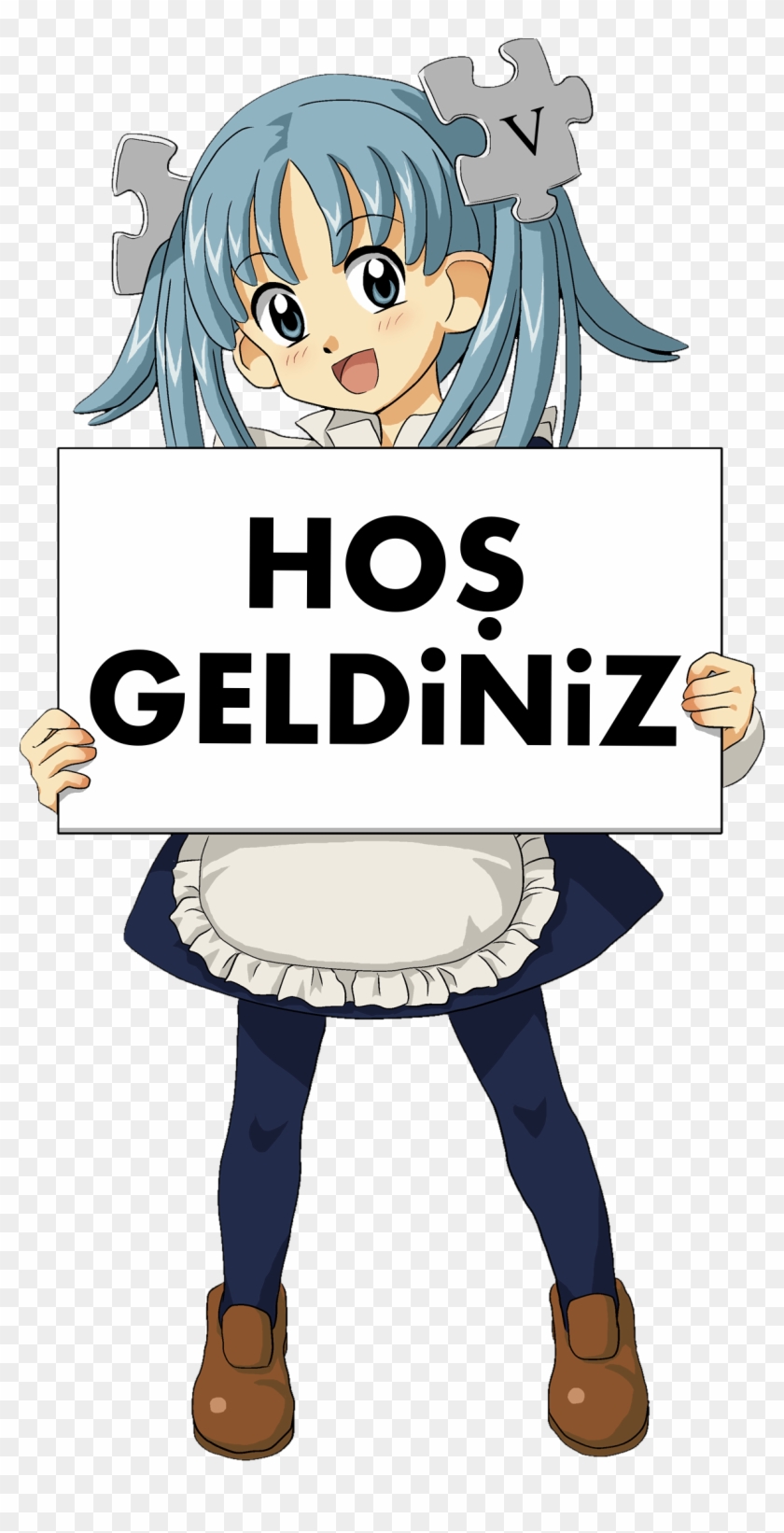 Wikipe Tan Holding A Welcome Sign Tr - Holding A Sign Clipart #1425483