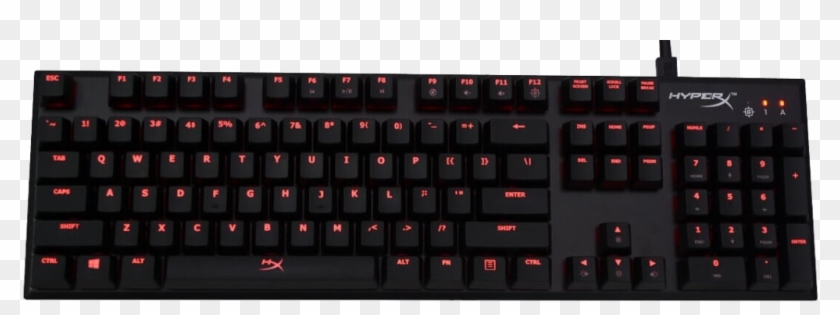 Hyperx Alloy Fps Mechanical Gaming Keyboard With Numpad - Computer Keyboard Clipart #1425658