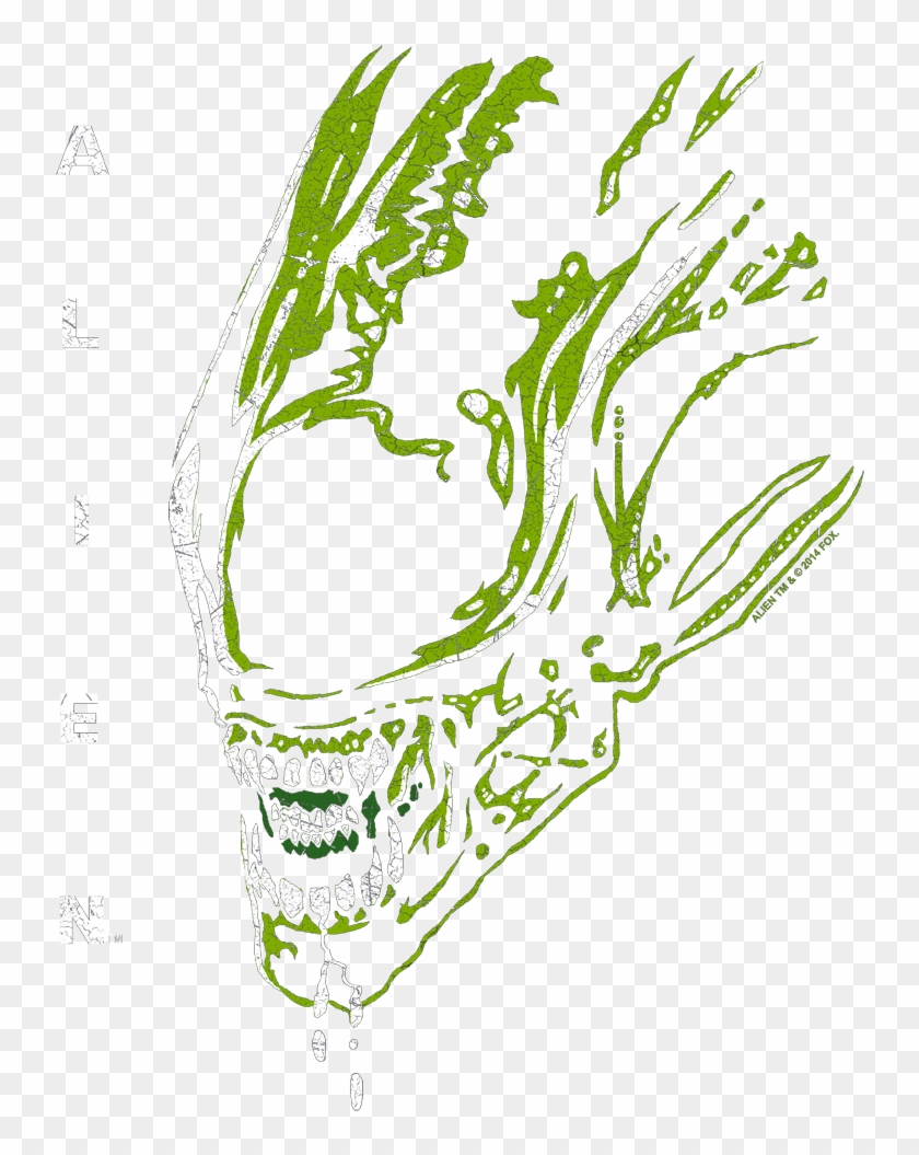 Alien Acid Drool Juniors V Neck T Shirt , Png Download Clipart #1425758