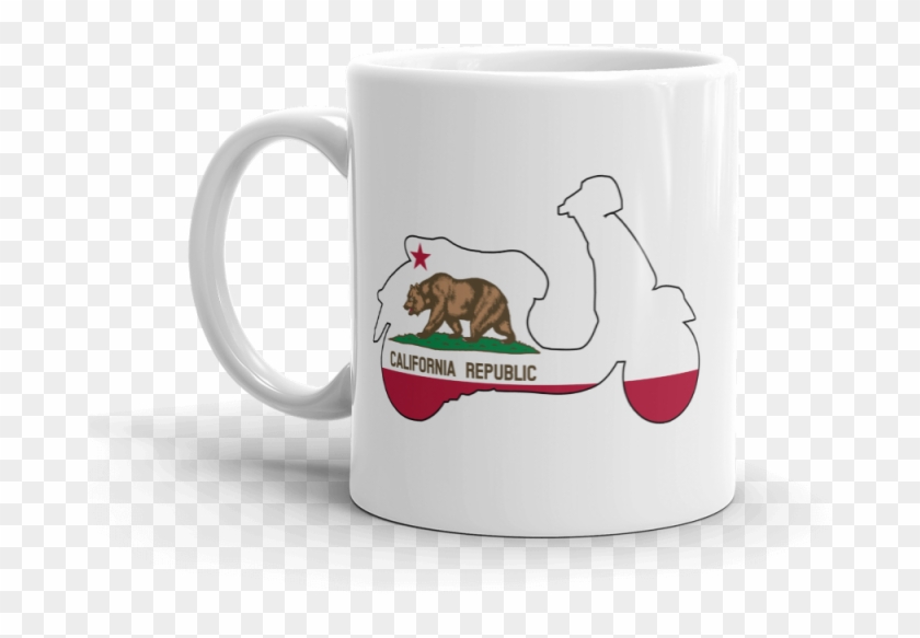 Vesap California Mockup Handle On Left 11oz - Mug Clipart #1425843