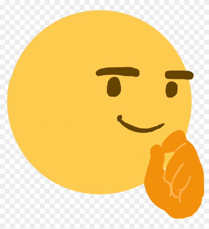 Thinking Face Emoji Meme Clipart
