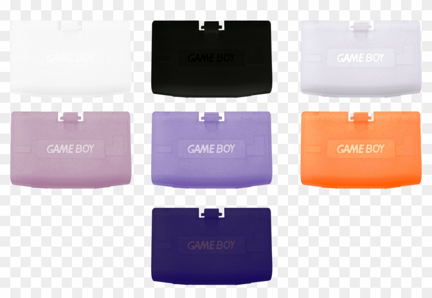 Game Boy Advance Console Battery Cover Colours - Coin Purse Clipart #1426220