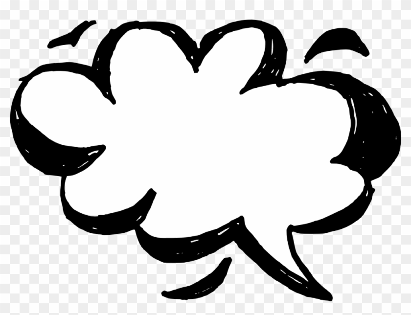 50 Hand Drawn Comic Speech Bubbles Vector Clipart #1426293