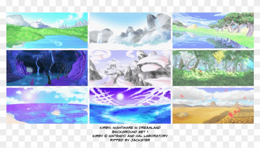 Click For Full Sized Image Backgrounds - Kirby Clipart