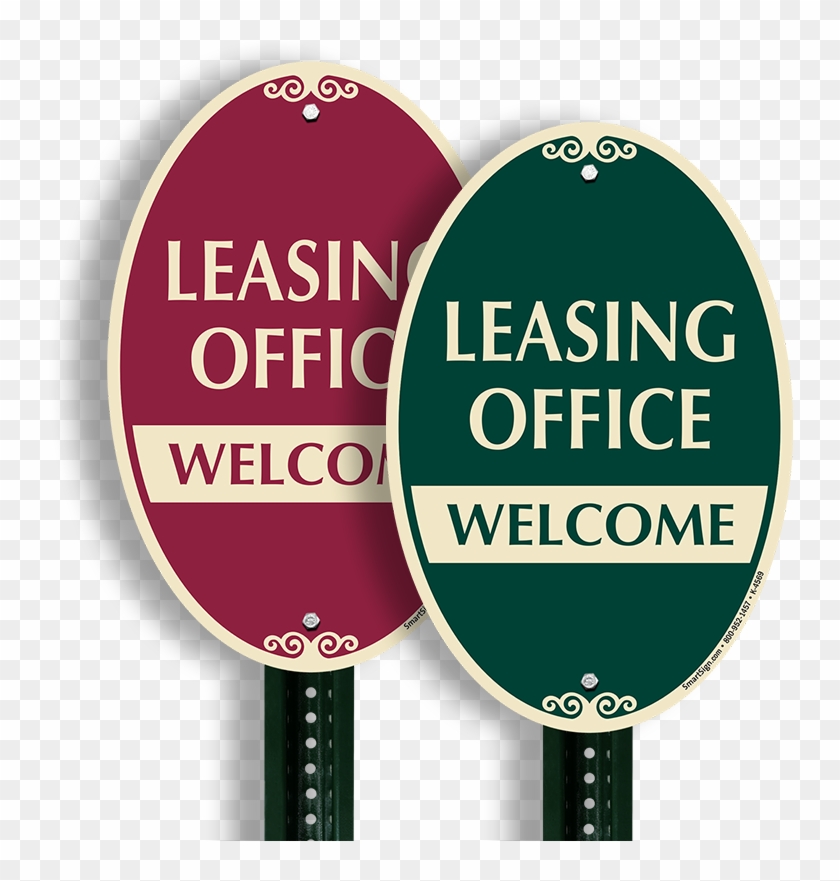 Leasing Office Welcome Sign - Sign Clipart #1426487