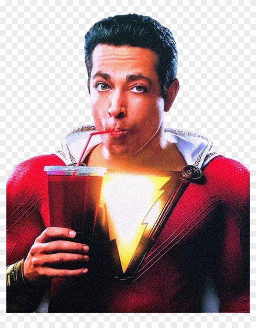 #shazam #zacharylevi #movie #slurpee #drink #ftestickers - Shazam 2019 Clipart