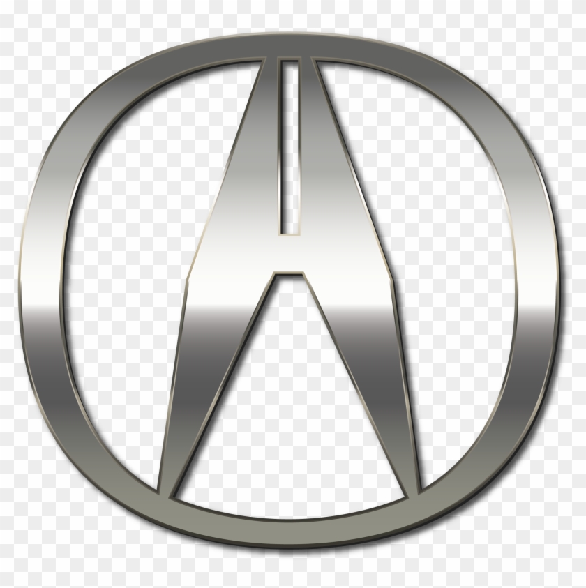 Die Weiße Farbe In Dem Acura Logo Repräsentiert Vertrauen, - Emblem Clipart