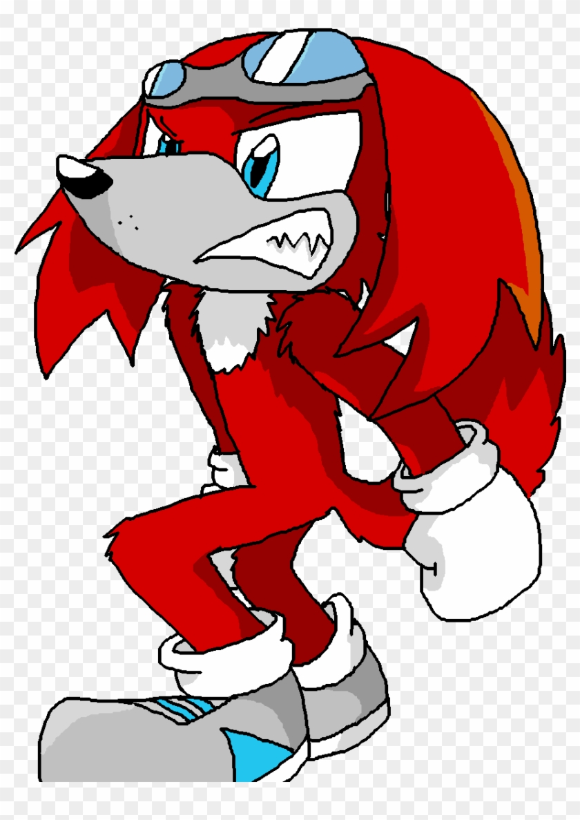 Knuckles The Echidna On Steroids Knuckles The Echidna - Cartoon Clipart