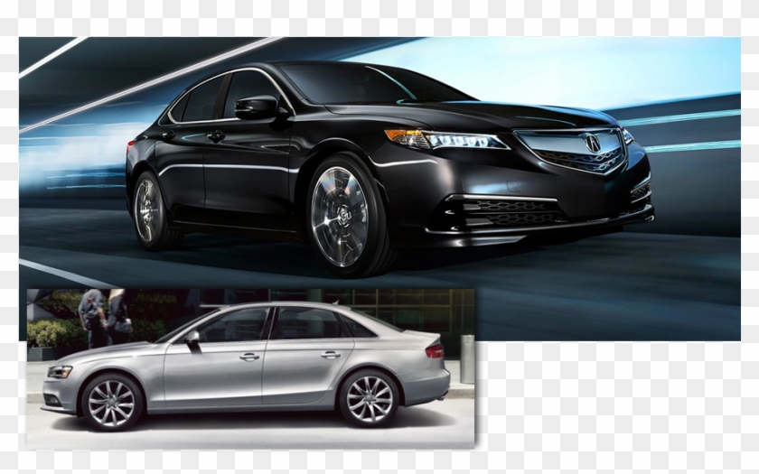 2017 Acura Tlx Vs - Audi A4 Side Profile Clipart #1427584