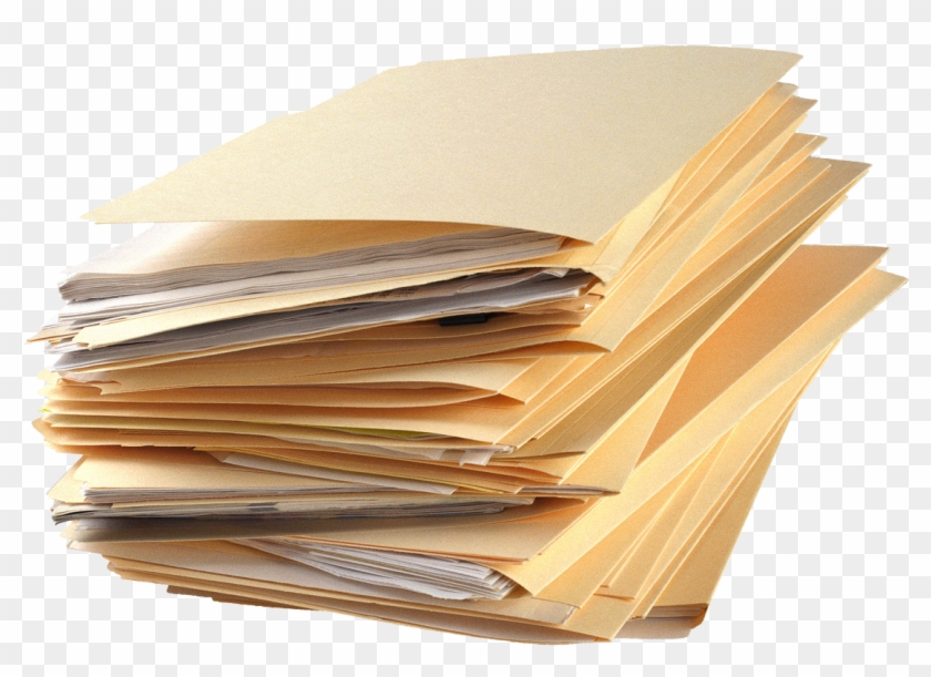 Stack Of Papers Png - Stack Of Folders Png Clipart