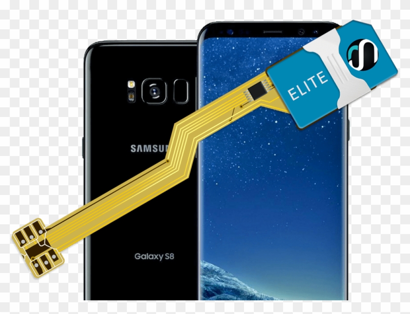 Galaxy S8 Plus - Note 8 Dual Sim Adapter Clipart