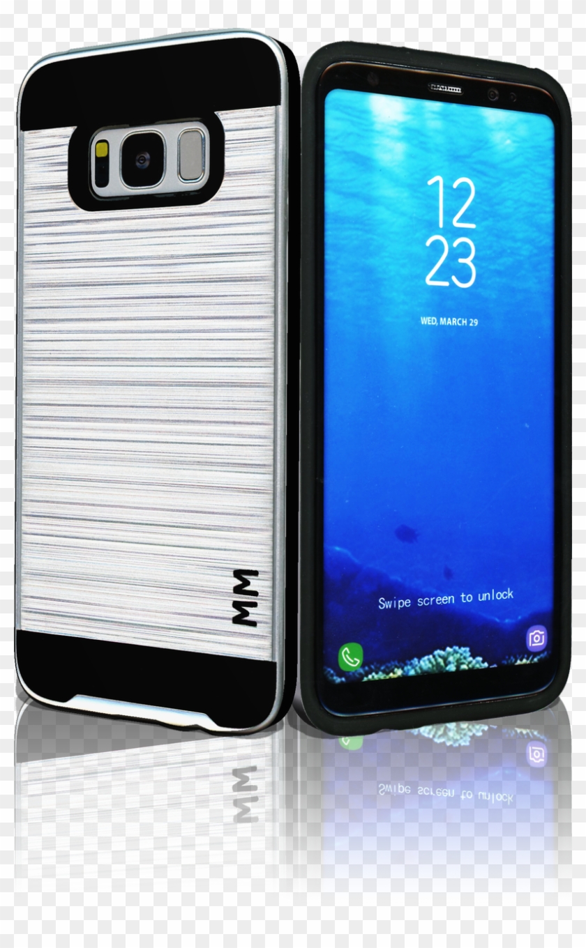 Samsung Galaxy S8 Mm Slim Dura Metal Finish Silver - Mobile Phone Case Clipart #1427842