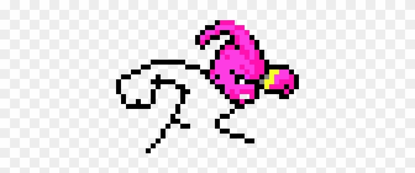 Kid Buu - Wario Minecraft Pixel Art Clipart #1427946