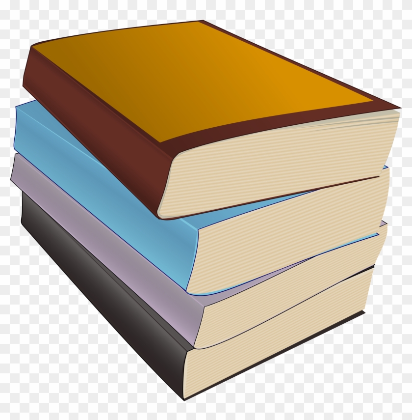 Free Freedownloads Com Stackedservers Stack Of Paperbacks - Background Tumpukan Buku Flat Design Background Transparent Clipart