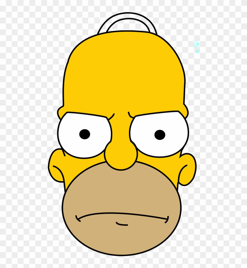Homer Simpson Face Render Png By 8scorpion-d6mtcmo - Homer Face Png Clipart #1428075