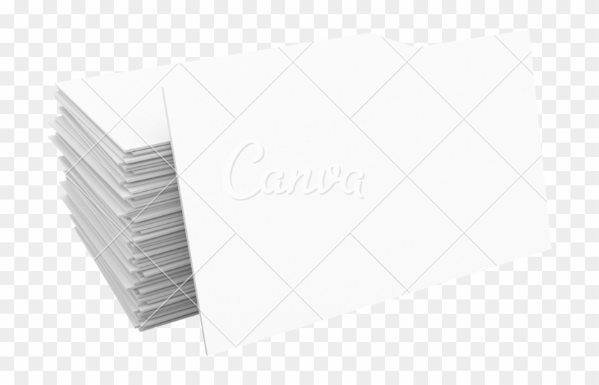 Stack Of Business Cards Png - Paper Clipart