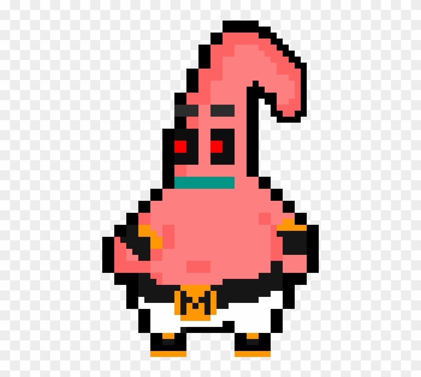 Kid Buu - Pixel Spaceship Png Clipart
