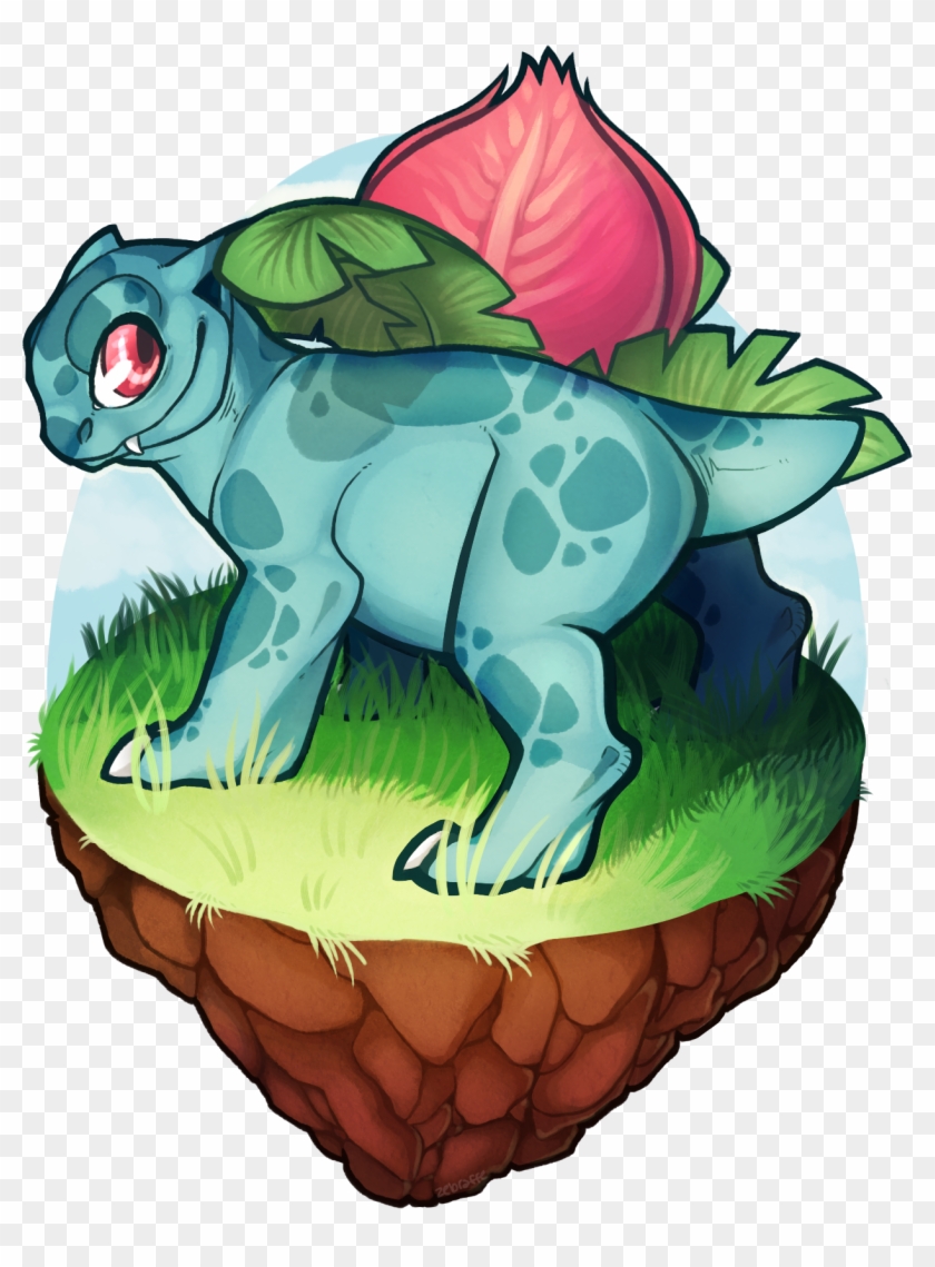 [art] [oc] Ivysaur - Cartoon Clipart #1428425