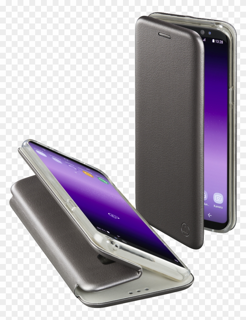 "curve" Booklet For Samsung Galaxy S8, Anthracite - Smartphone Clipart