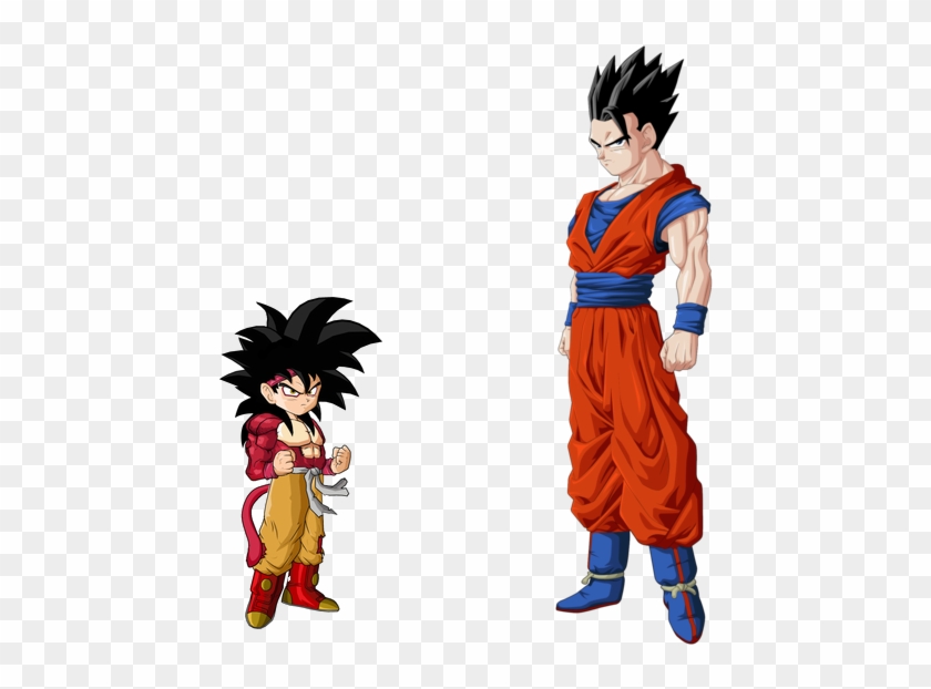 Dragonball Gt Super Saiyan 4 Goten Vs Dragonball Z - Mystic Gohan Clipart #1428795