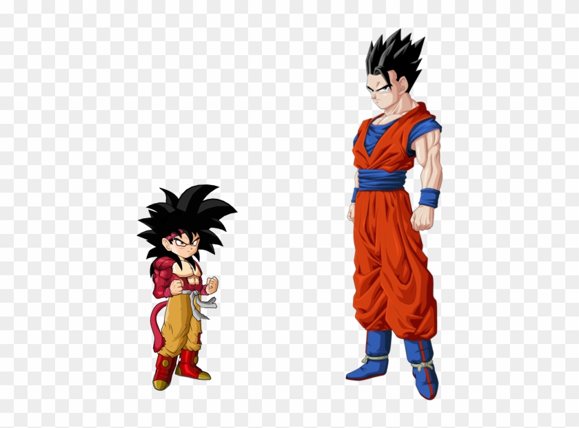 Dragonball Gt Super Saiyan 4 Goten Vs Dragonball Z - Mystic Gohan Clipart