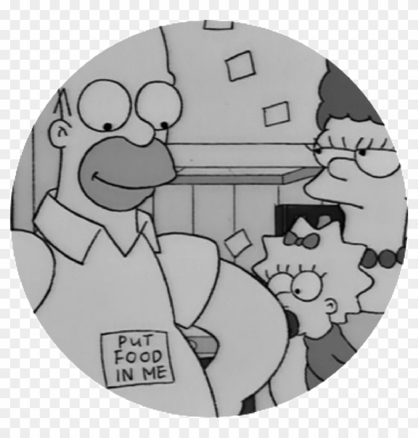 Homer Foodartboard 1@300x - Simpsons Put Food In Me Clipart #1428877