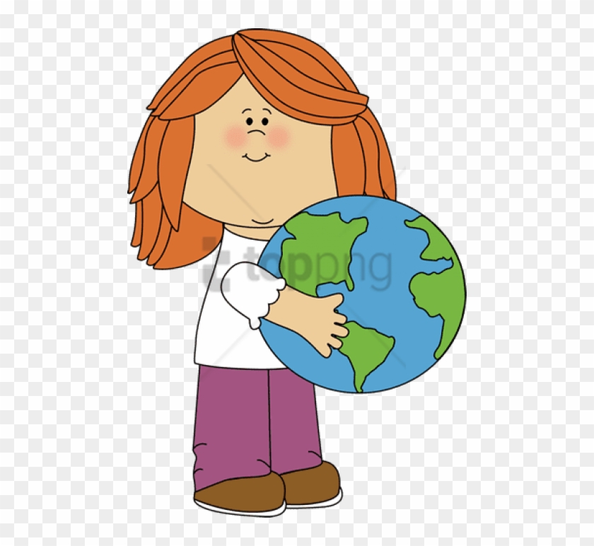 Free Png Kid With Globe Png Image With Transparent - Criss Cross Sitting Clipart #1428880