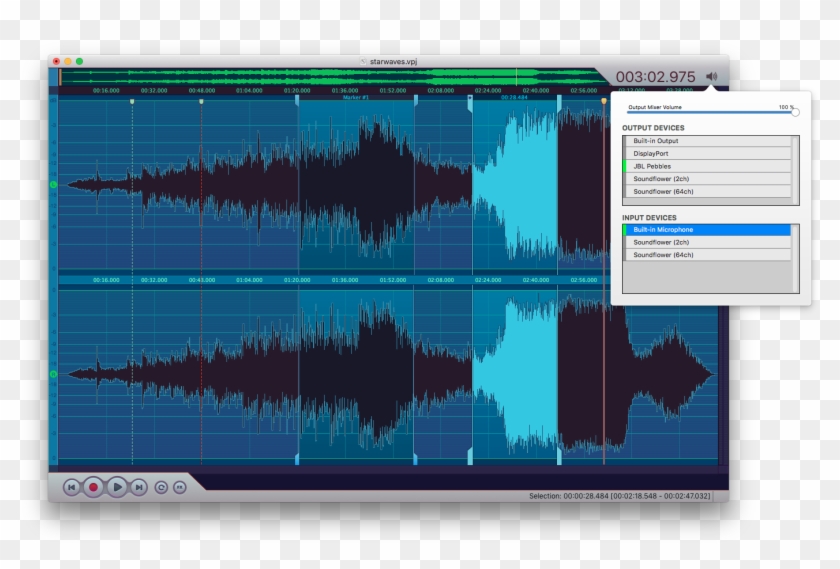Selecting The Built-in Microphone As The Input Device - Reflection Clipart #1428971