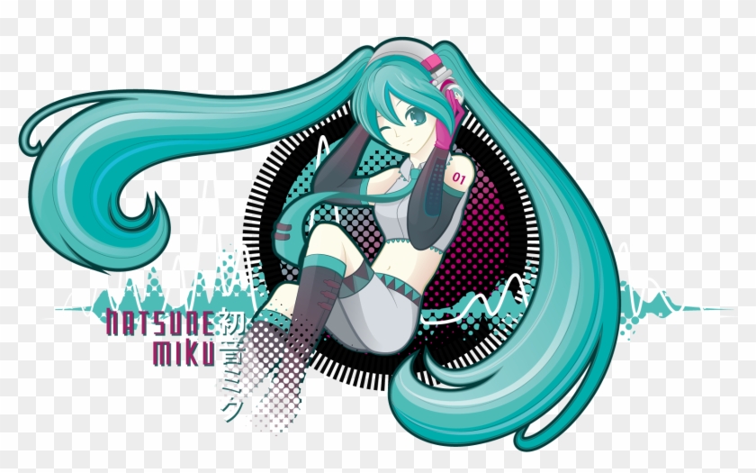 Japanese Anime Music Girl Clipart