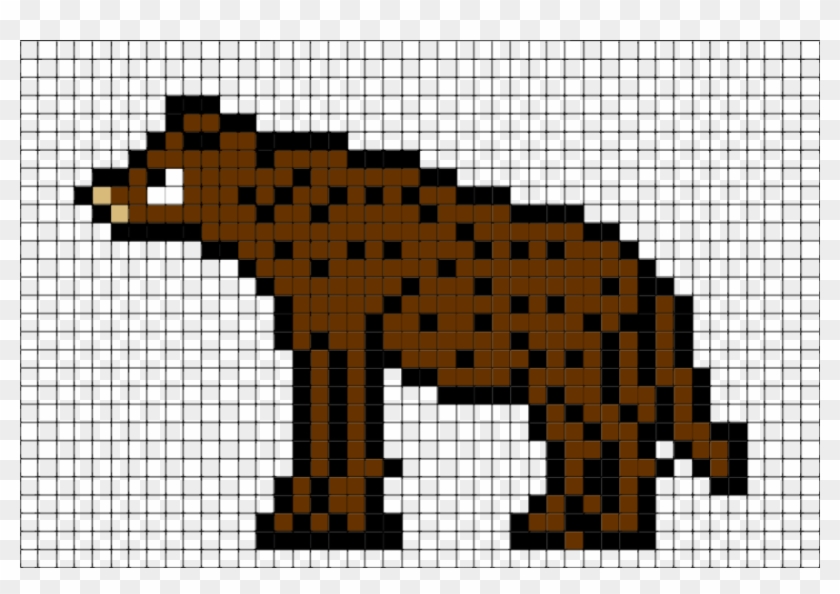 Hyena Pixel Art Clipart