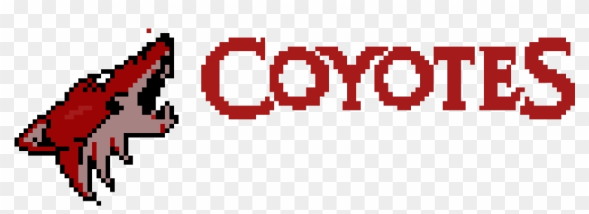 Arizona Coyotes Logo - Arizona Coyotes Pixel Art Clipart #1429144