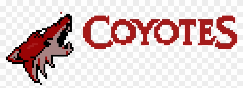 Arizona Coyotes Logo - Arizona Coyotes Pixel Art Clipart