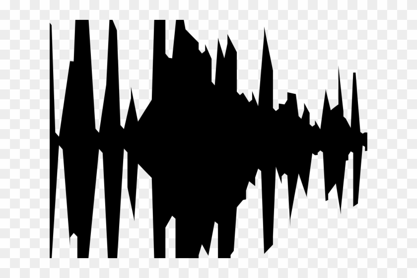Sound Wave Clipart Black And White - Soundwave Clipart - Png Download