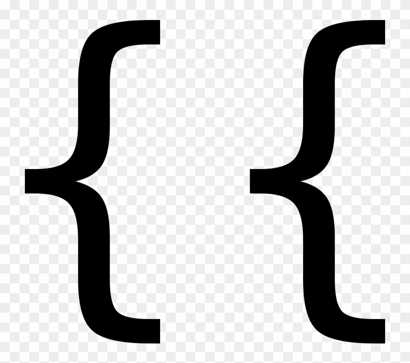 Double Brackets Icon Clipart #1429345