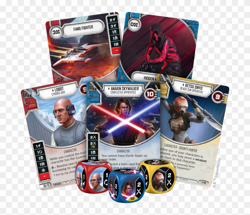 With This Set And A Handful Of Booster Packs, You Will - Star Wars Destiny Rivals Draft Set Clipart