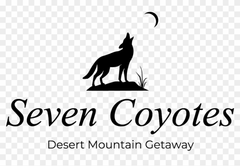 Seven Coyotes Logo Black - Silhouette Clipart #1429656