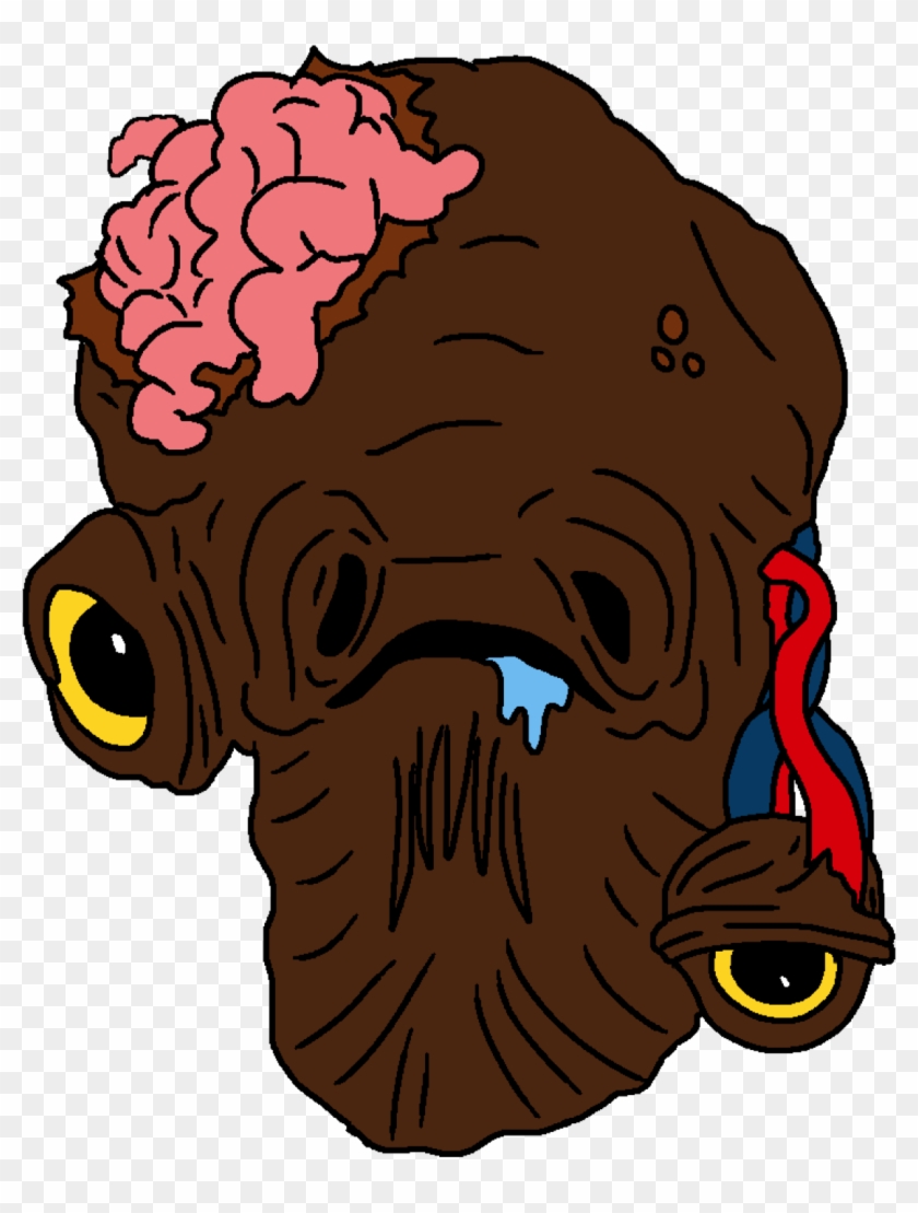 Star Wars Clipart Halloween - Adbro Ackbar Star Wars - Png Download