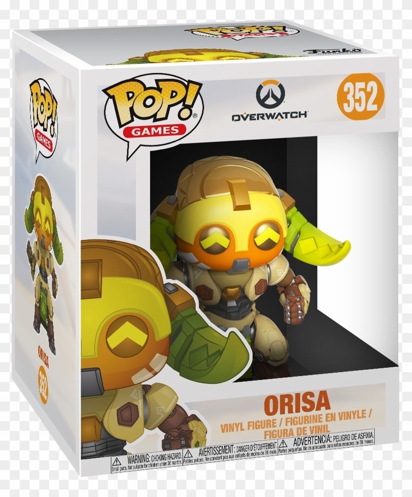 Funko Pop Games Overwatch Orisa - Overwatch Funko Pop Clipart